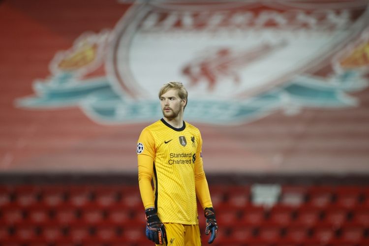 Penjaga gawang muda Liverpool, Caoimhin Kelleher, tampil memukau ketika The Reds mengalahkan Ajax Amsterdam 1-0 pada matchday kelima Liga Champions, Rabu (2/12/2020) dini hari WIB.