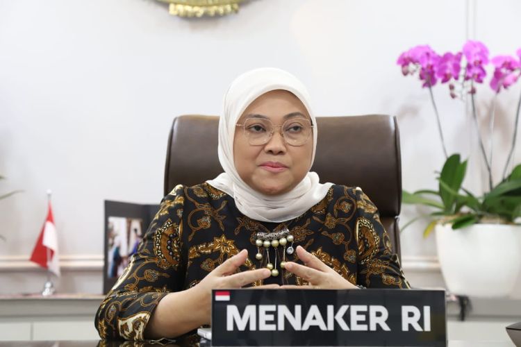 Menteri Ketenagakerjaan Ida Fauziyah.