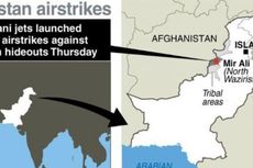 Jet Tempur Pakistan Serang Persembunyian Taliban, 15 Tewas