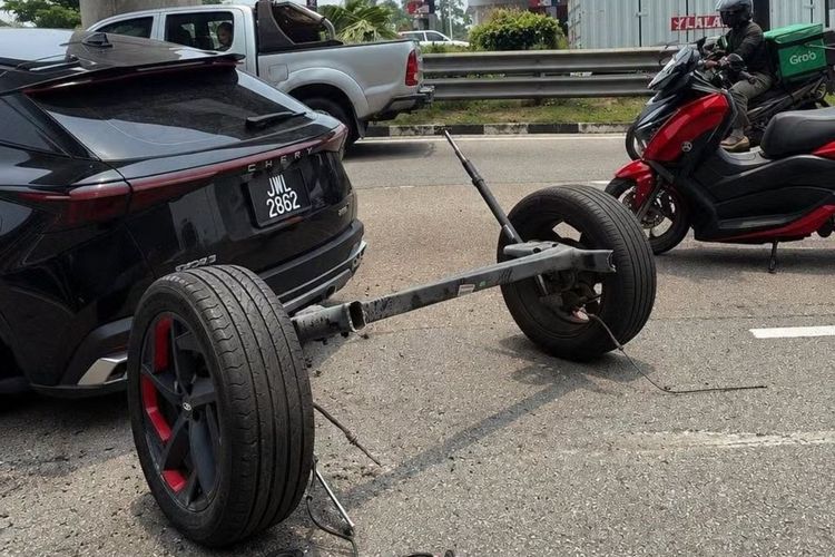Terulang Lagi, As Roda Belakang Chery Omoda 5 Lepas di Malaysia