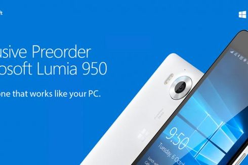 Smartphone Windows 10 Lumia 950 Sudah Bisa Dipesan