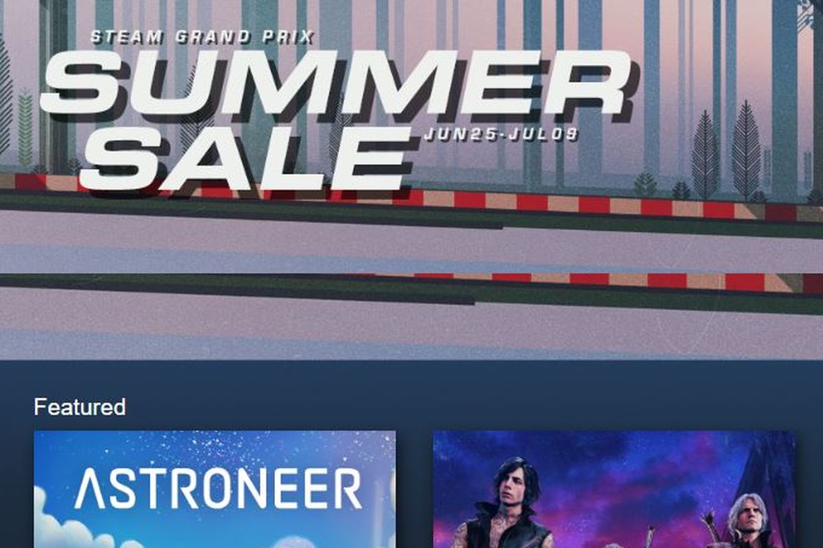 Ilustrasi Steam Summer Sale 2019