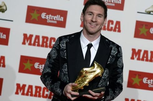 Messi: Sepatu Emas Ini Milik Barcelona