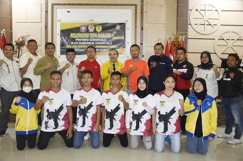 12 Atlet Karate Gorontalo Dikirim ke Kejurnas Forki di Padang
