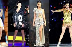 Mewah! Kostum Panggung Katy Perry Bertabur Kristal dan Berlian