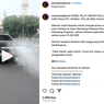 Viral, Video Mobil Pelat Merah Keluarkan Asap Putih Pekat dari Knalpot