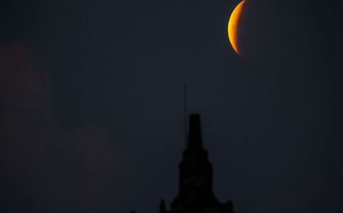 Partial Lunar Eclipse Visible from Indonesia