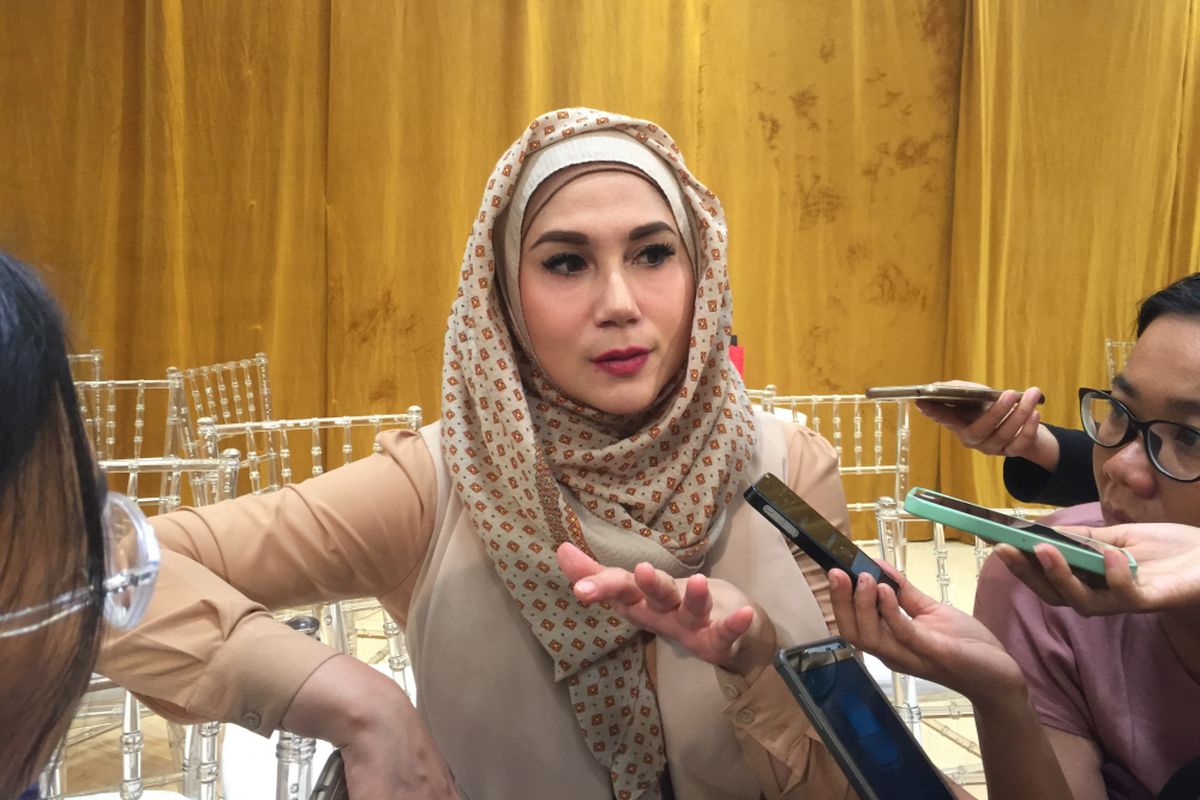 Marini Zurmanis ketika menghadiri kegiatan tentang kesehatan di Seibu Grand Indonesia, Thamrin, Jakarta Pusat, Kamis (14/9/2017).