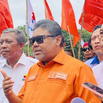 Presiden Konfederasi Serikat Pekerja Indonesia (KSPI) Said Iqbal