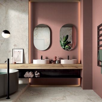 kamar mandi berwarna pink
