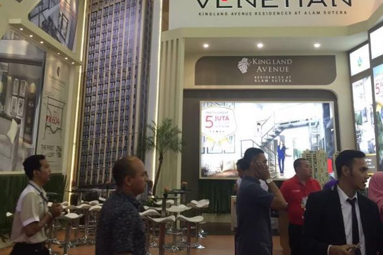 The Venetian Kingland Avenue, Alam Sutera, Serpong, di pameran Indonesia Property Expo (IPEX) 2016, di Jakarta Convention Center (JCC), Sabtu (15/8/2016).

