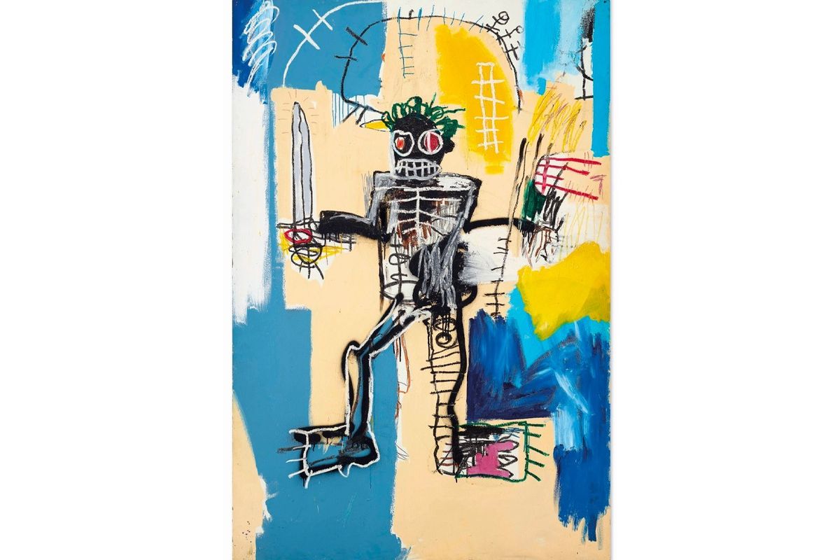 Warrior karya Jean-Michel Basquiat
