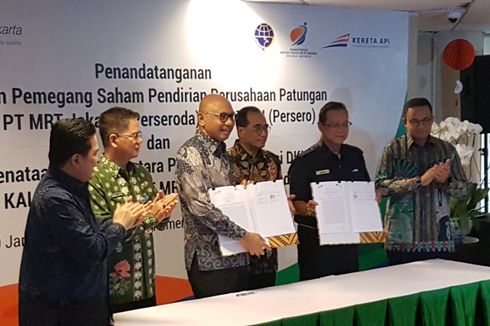 Perusahaan Patungan PT KAI dan MRT Jakarta untuk Integrasikan Transportasi Jabodetabek Resmi Dibentuk