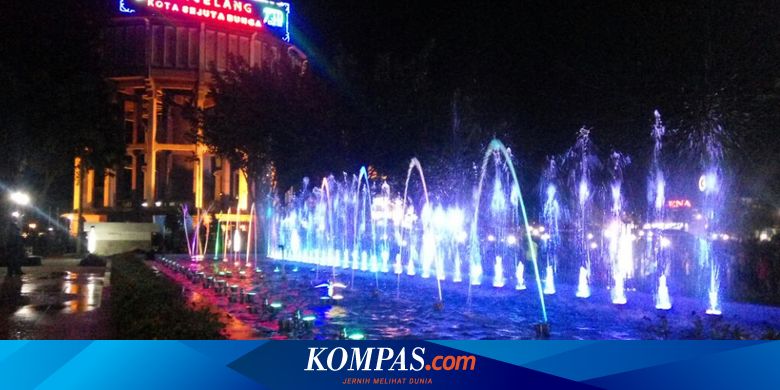 Malam Tahun Baru Magelang Luncurkan Air Mancur Menari Senilai Rp 4 9 Miliar