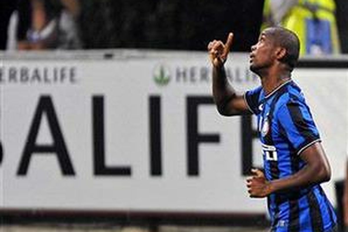 Penyerang Inter Milan, Samuel Eto'o.