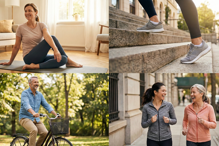 Ilustrasi olahraga. Penelitian jangka panjang menemukan bahwa orang yang melakukan berbagai jenis olahraga memiliki risiko kematian lebih rendah dibanding mereka yang hanya mengandalkan satu aktivitas.