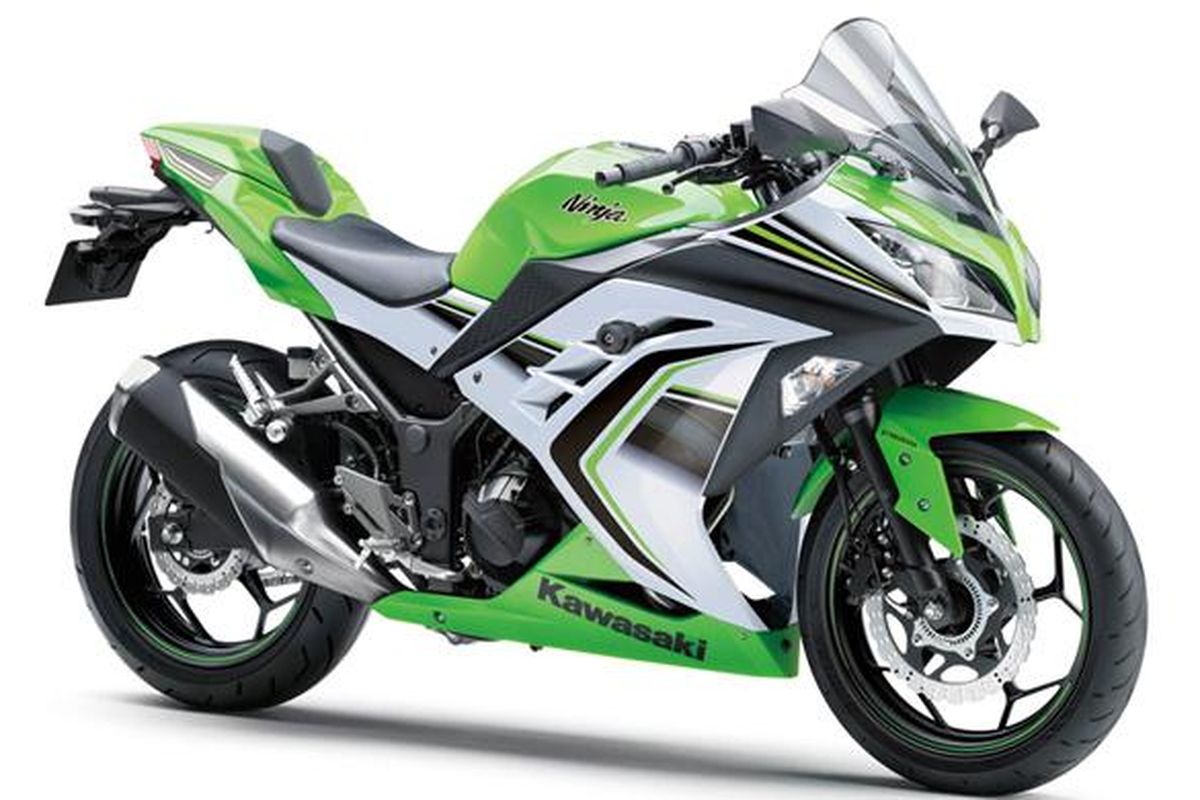 Kawasaki Ninja 250 ABS Special Edition Limited warna lime green.