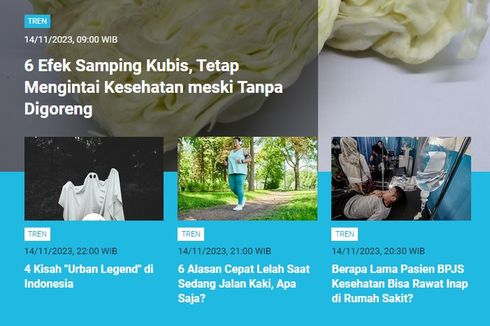 [POPULER TREN] Beberapa Efek Samping Kubis | Wilayah Kurang Hujan Terpanjang di Indonesia