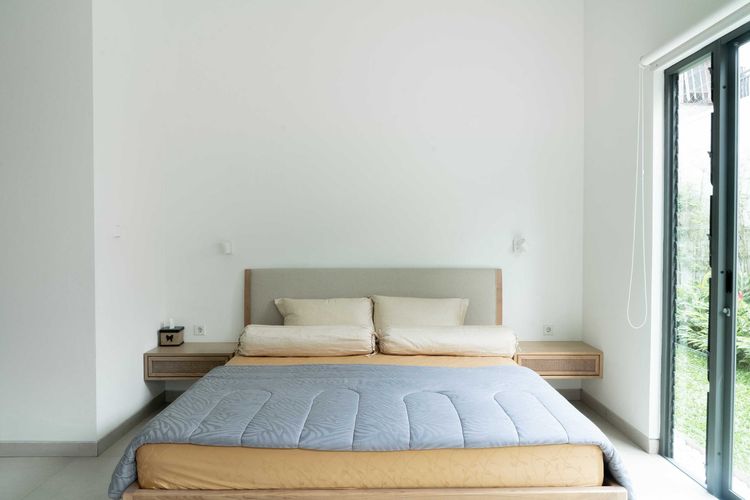 Kamar tidur minimalis yang simpel dan manis 