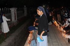 Dukung Rudy Soik, Biarawati di NTT Menyalakan 1.000 Lilin