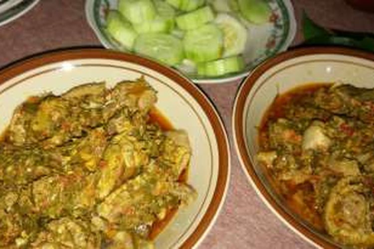 Geseng, makanan khas lebaran di Desa Singolatren Banyuwangi