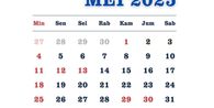 Daftar Tanggal Merah dan Cuti Bersama Mei 2025, Siap-siap Libur Panjang Awal Pekan Nanti