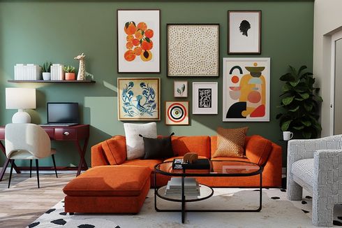 6 Inspirasi Warna Dinding Aksen untuk Setiap Ruangan