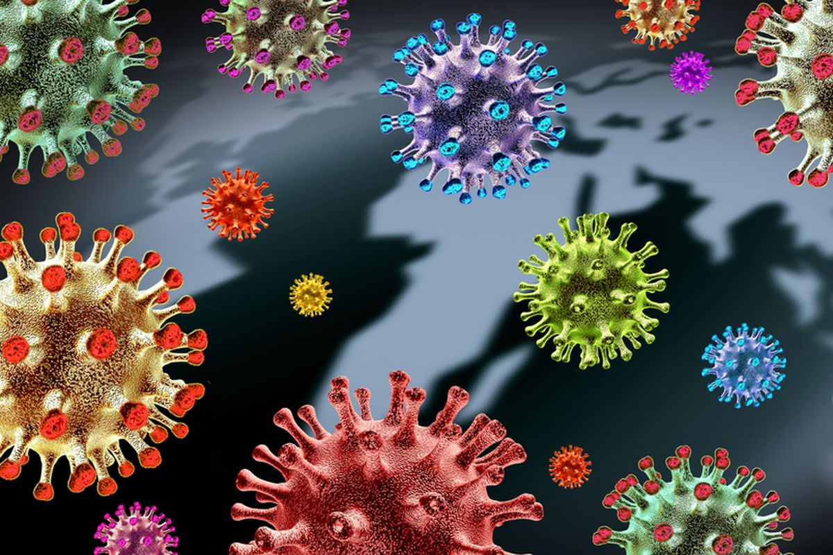 Ilustrasi virus corona menyerang manusia sejak 21.000 tahun lalu.