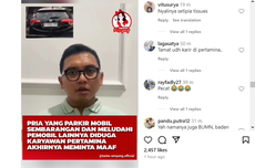 Pengendara Mobil yang Meludah Saat Ditegur karena Parkir Sembarangan Akhirnya Minta Maaf