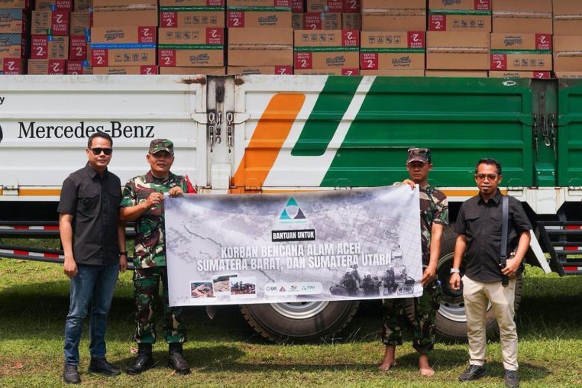 Trinusa Group salurkan bantuan kemanusiaan bagi masyarakat terdampak bencana di Aceh, Sumatera Barat (Sumbar), dan Sumatera Utara (Sumut).