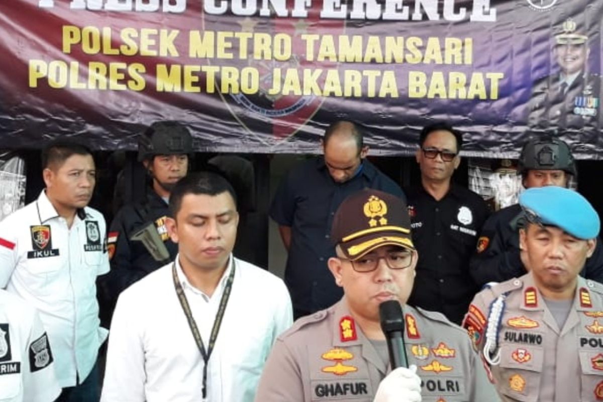 Kapolsek Tamansari AKBP Abdul Ghafur di Mapolsek Metro Tamansari, Jakarta Barat, Senin (9/3/2020)