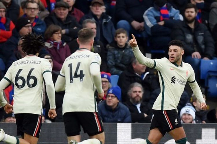 Laga lanjutan Liga Inggris Crystal Palace vs Liverpool pada Minggu (23/1/2022) berakhir dengan skor 3-1 untuk kemenangan The Reds.