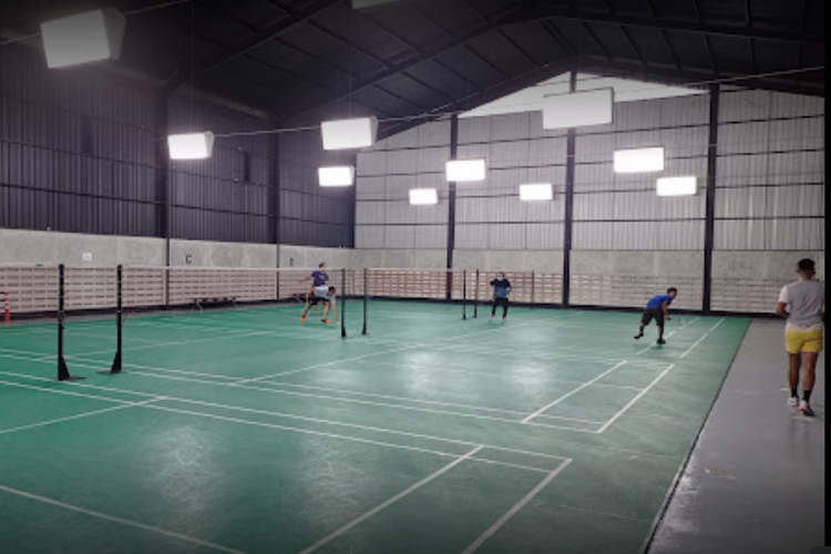 Aktivitas di GOR Badminton Mega Kuningan
