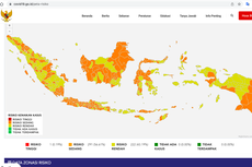 Tinggal Satu Daerah di Indonesia yang Berstatus Zona Merah Covid-19