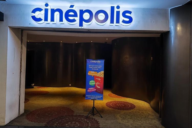 Keywoard: Bioskop di dalam mal Plaza Semanggi, Rabu (26/7/2023). 