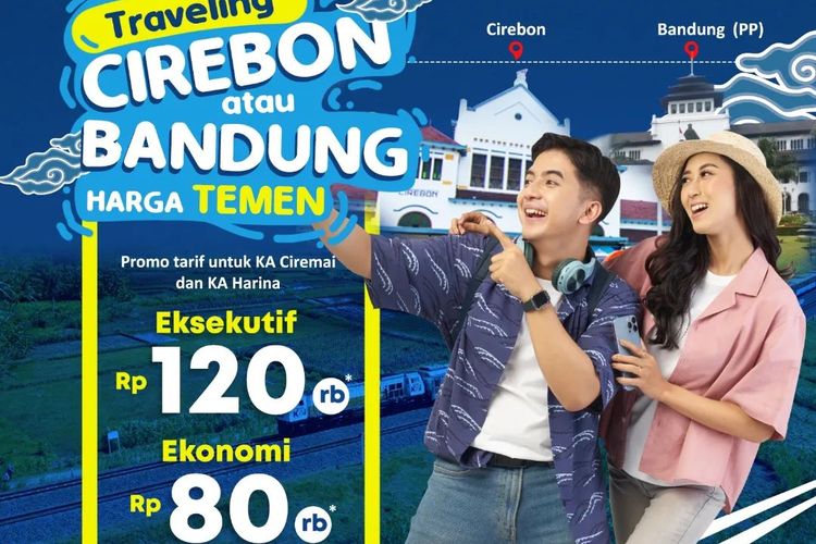 Tarif khusus diberikan untuk pelanggan dengan rute perjalanan Bandung-Cirebon PP yang berlaku untuk KA Harina dan Ciremai.