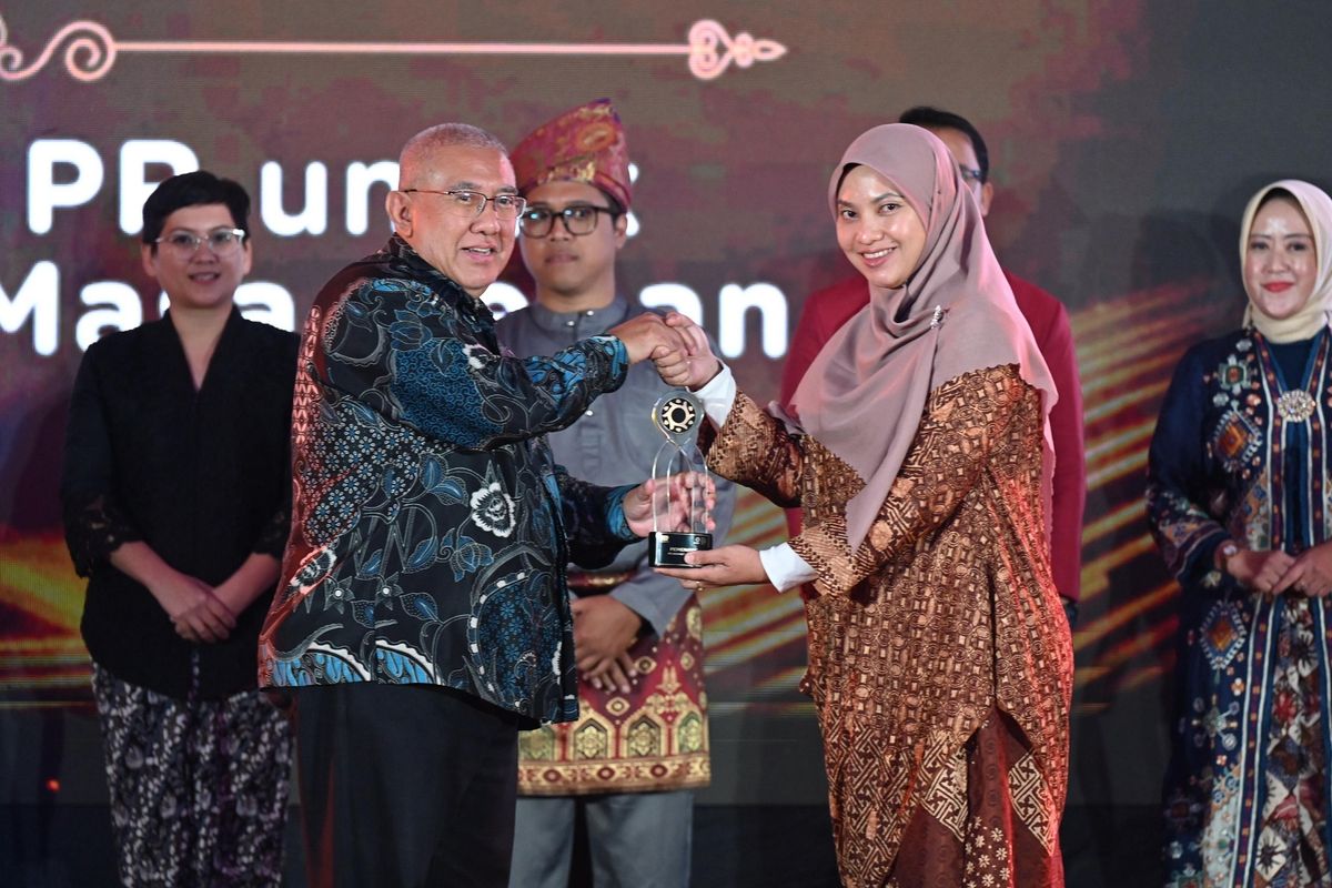 Pertamina Group memboyong 66 penghargaan dari PRIA 2025 di Graha Pos Indonesia, Bandung, Jawa Barat, Rabu (26/2/2025).