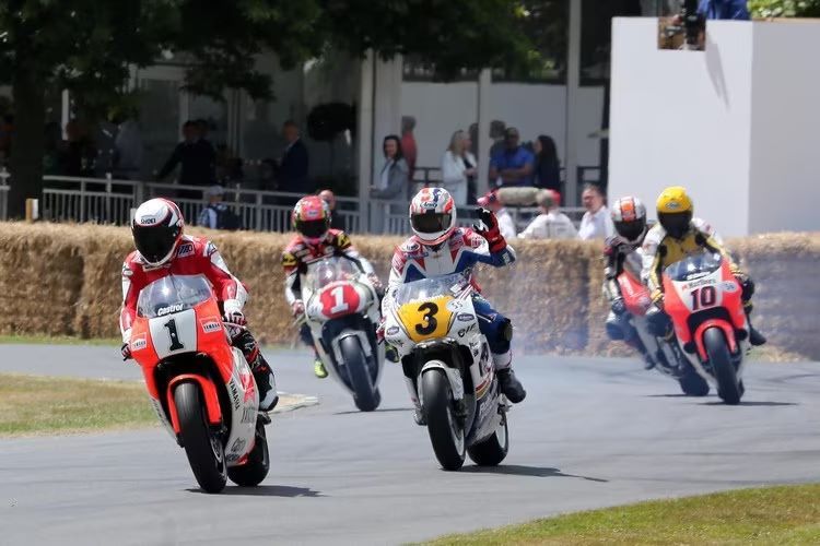 Pebalap legendaris MotoGP hadir di Goodwood Festival of Speed