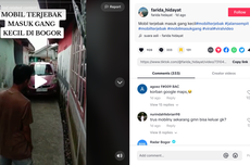 Viral Video Mobil Terjebak di Gang Kecil, Jadi Korban Google Maps