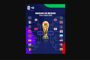 Link Bagan Perempat Final Piala Dunia 2026, Spanyol Singkirkan Portugal