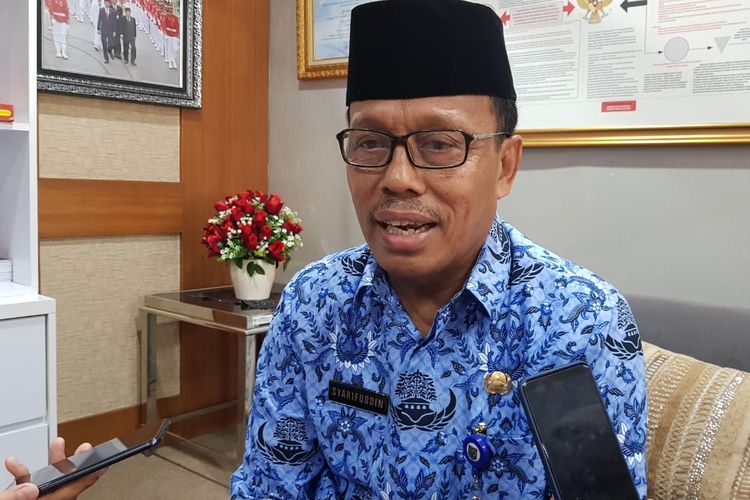 Dirjen Bina Keuangan Daerah Kemendagri Syarifuddin saat ditemui di Kantor Kemendagri, Selasa (1/10/2019).