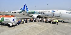Pertamina-Garuda Indonesia Sukses Terbangkan Pesawat dengan Sustainable Aviation Fuel