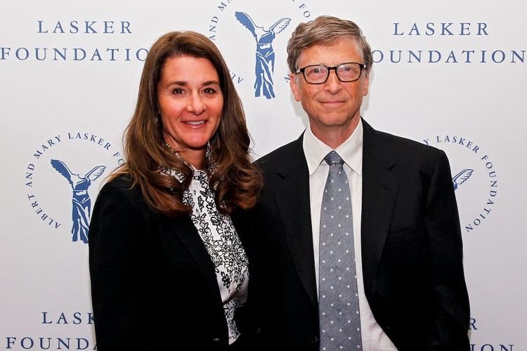 Bill and Melinda Gates.