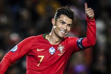 UEFA Nations League Swedia Vs Portugal, Ronaldo Cetak Gol Ke-100