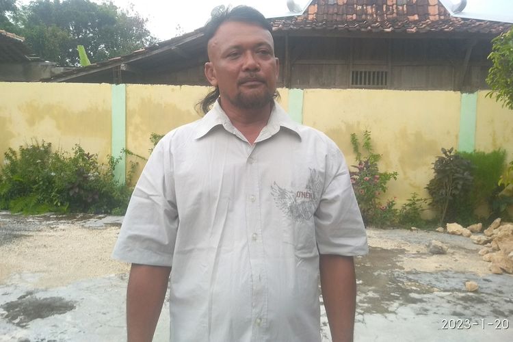 Kades Sambung, Kecamatan Godong, Kabupaten Grobogan, Jawa Tengah Arif Sofianto (49) saat ditemui di rumahnya, Jumat (20/1/2023).