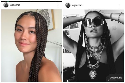 Penampilan Agnez Mo Bergaya Rambut Cornrow, Terinspirasi Wanita Papua