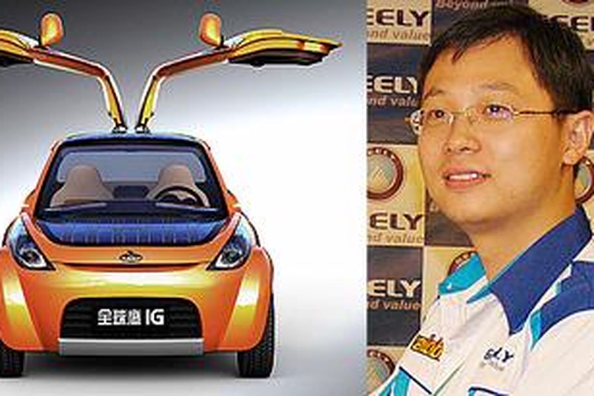 Geely IG 9kiri), Richard Yang (kanan)