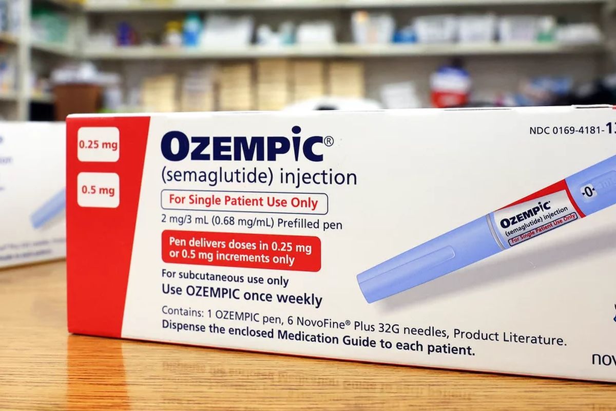 Obat diabetes Ozempic yang menjadi obat off-label untuk menurunkan berat badan.