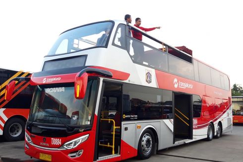 Transjakarta Adakan Bus Tingkat untuk Pawai Persija, Ini Penampakannya