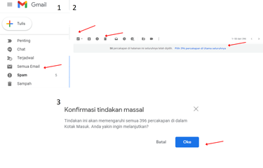 Cara Hapus Email di Gmail